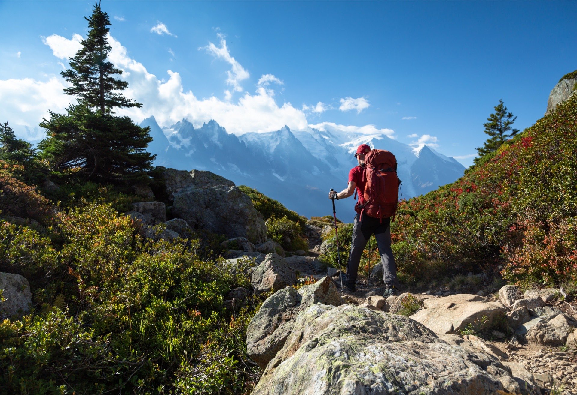 Staying active on a Wasatch mountain trail